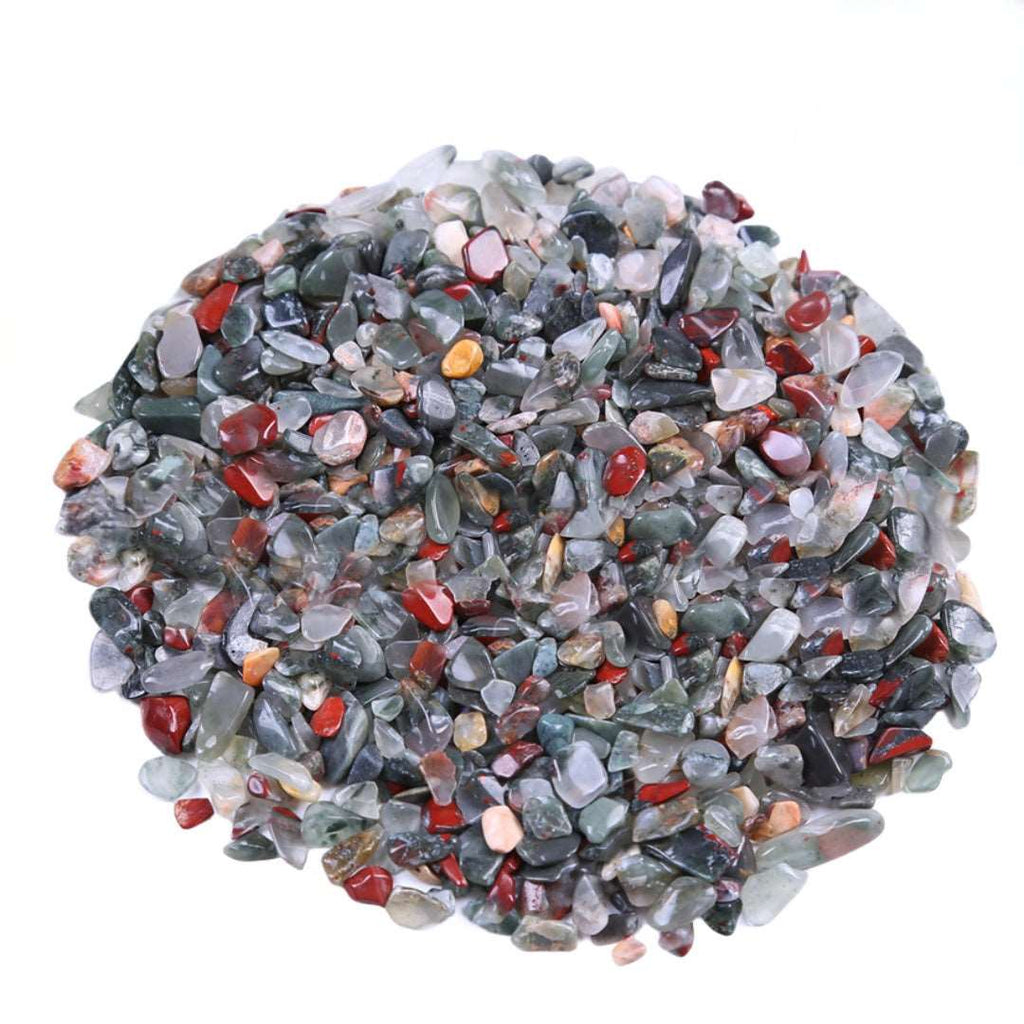 African Blood Stone Chips GEMROCKY-Tumbles-