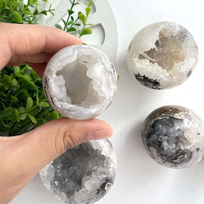 Agate Druzy Geode Spheres GEMROCKY-Spheres-