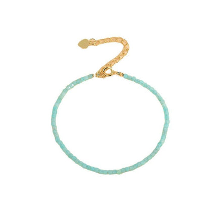 Amazonite 3mm/2.5mm Facet Abacus Bracelets GEMROCKY-Jewelry-