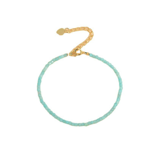 Amazonite 3mm/2.5mm Facet Abacus Bracelets GEMROCKY-Jewelry-