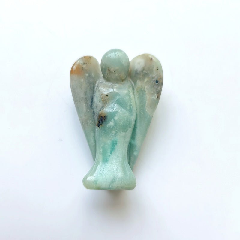 Amazonite Angel 2 Inch GEMROCKY-Carvings-