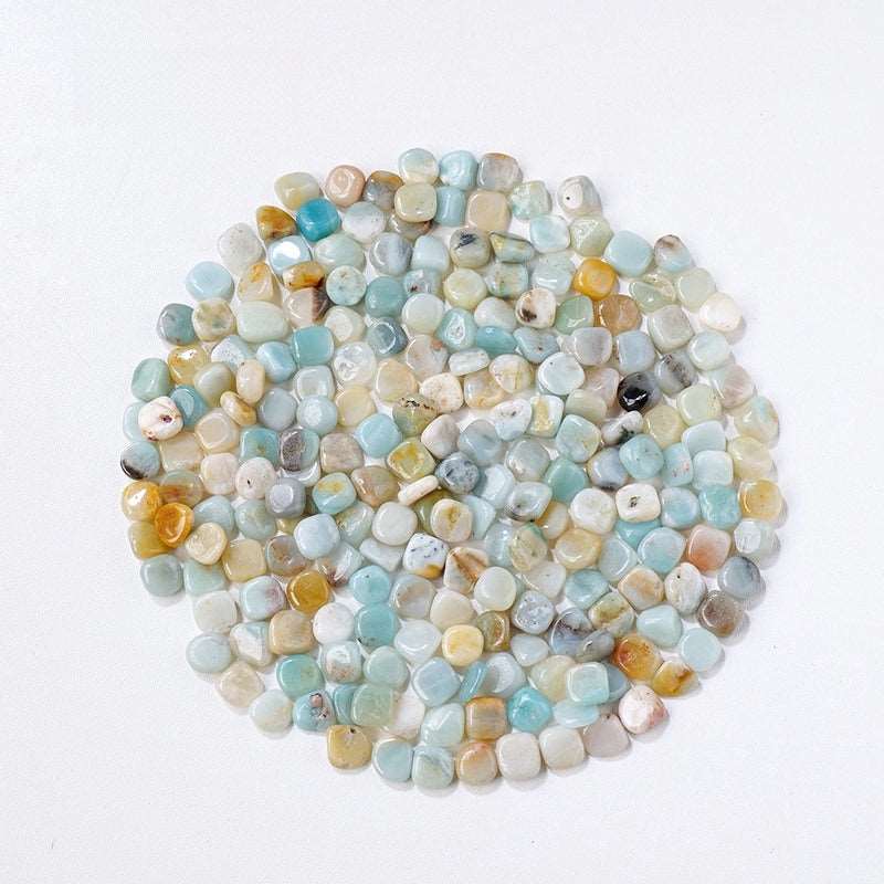 Amazonite Chips GEMROCKY-Tumbles-