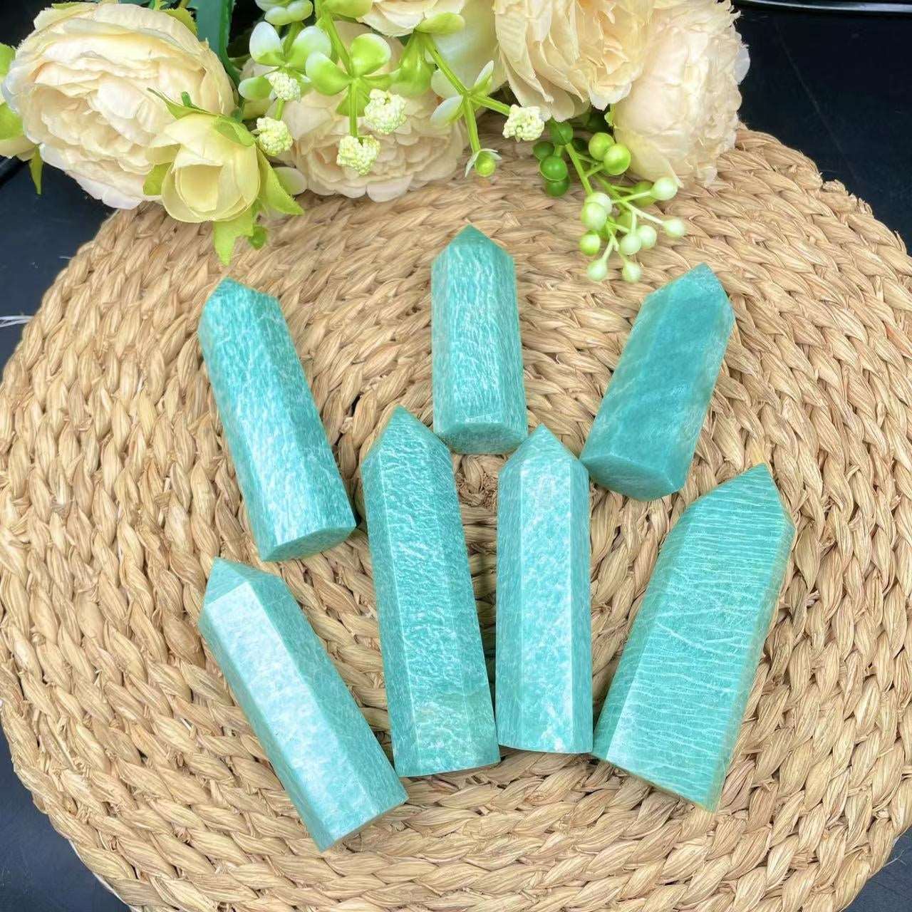 Amazonite Point Wands GEMROCKY-Point Wands-