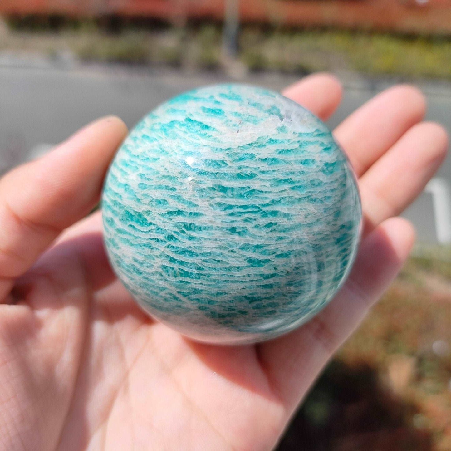 Amazonite Spheres GEMROCKY-Spheres-