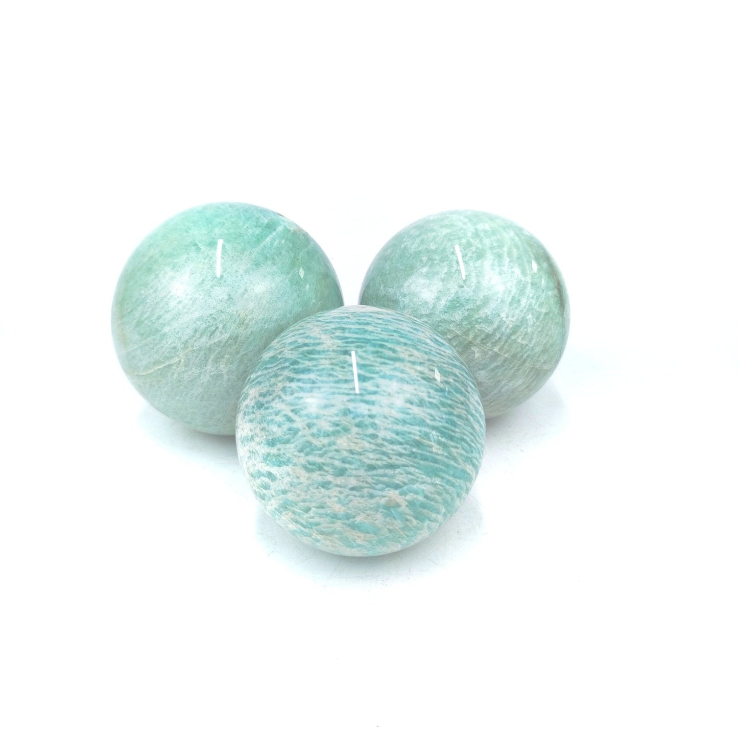 Amazonite Spheres GEMROCKY-Spheres-