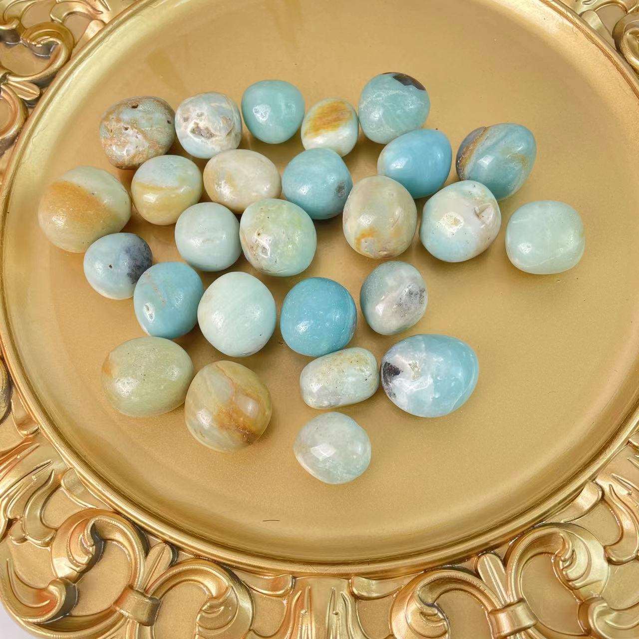 Amazonite Tumble Stones GEMROCKY-Tumbles-