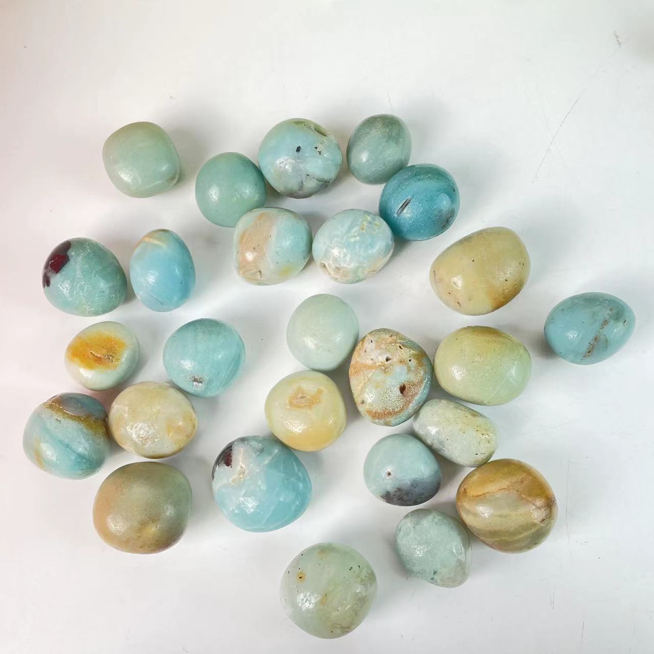 Amazonite Tumble Stones GEMROCKY-Tumbles-