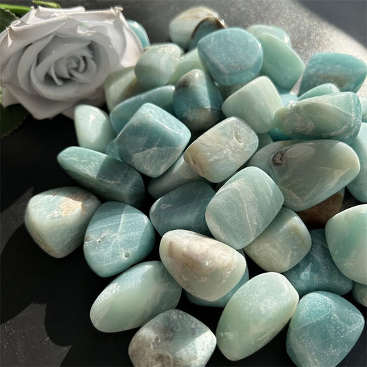 Amazonite Tumble Stones GEMROCKY-Tumbles-