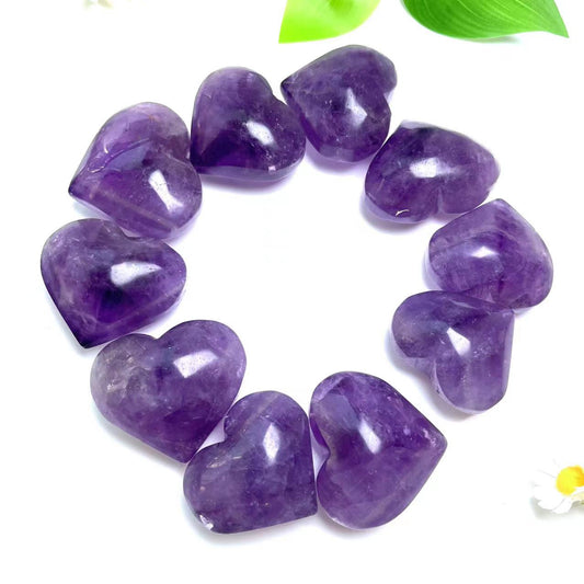 Amethyst Hearts GEMROCKY-Carvings-