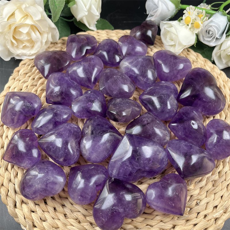 Amethyst Hearts GEMROCKY-Carvings-