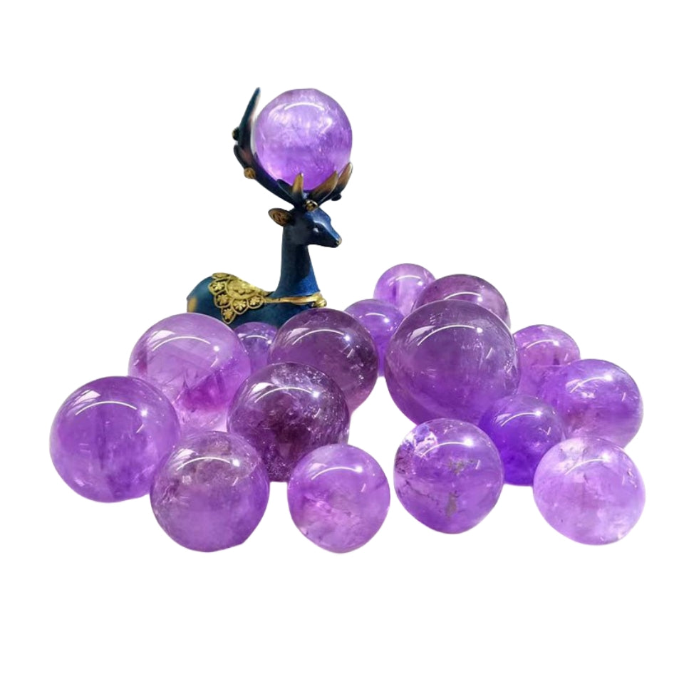 Amethyst Spheres GEMROCKY-Spheres-