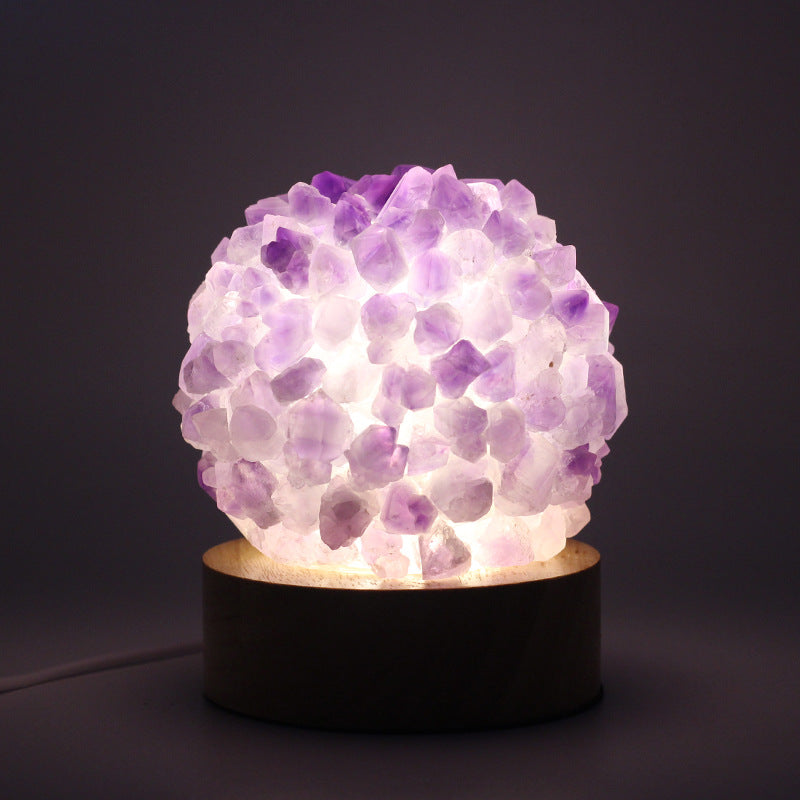 Amethyst Tumble LED Bedlight Decor Ornaments GEMROCKY-Decoration-