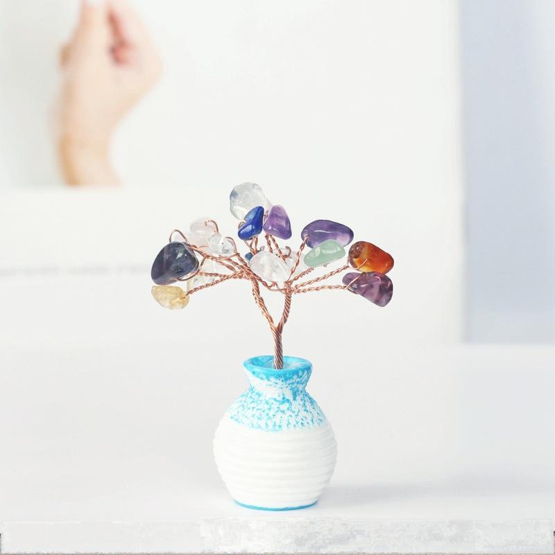 Amethyst Vase Gem Trees GEMROCKY-Decoration-Colorful-