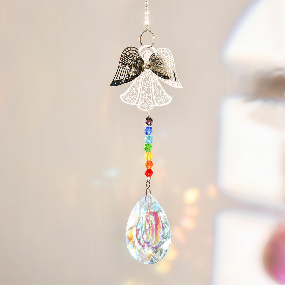 Angel Chakra Pendant Suncatcher Ornaments GEMROCKY-Decoration-