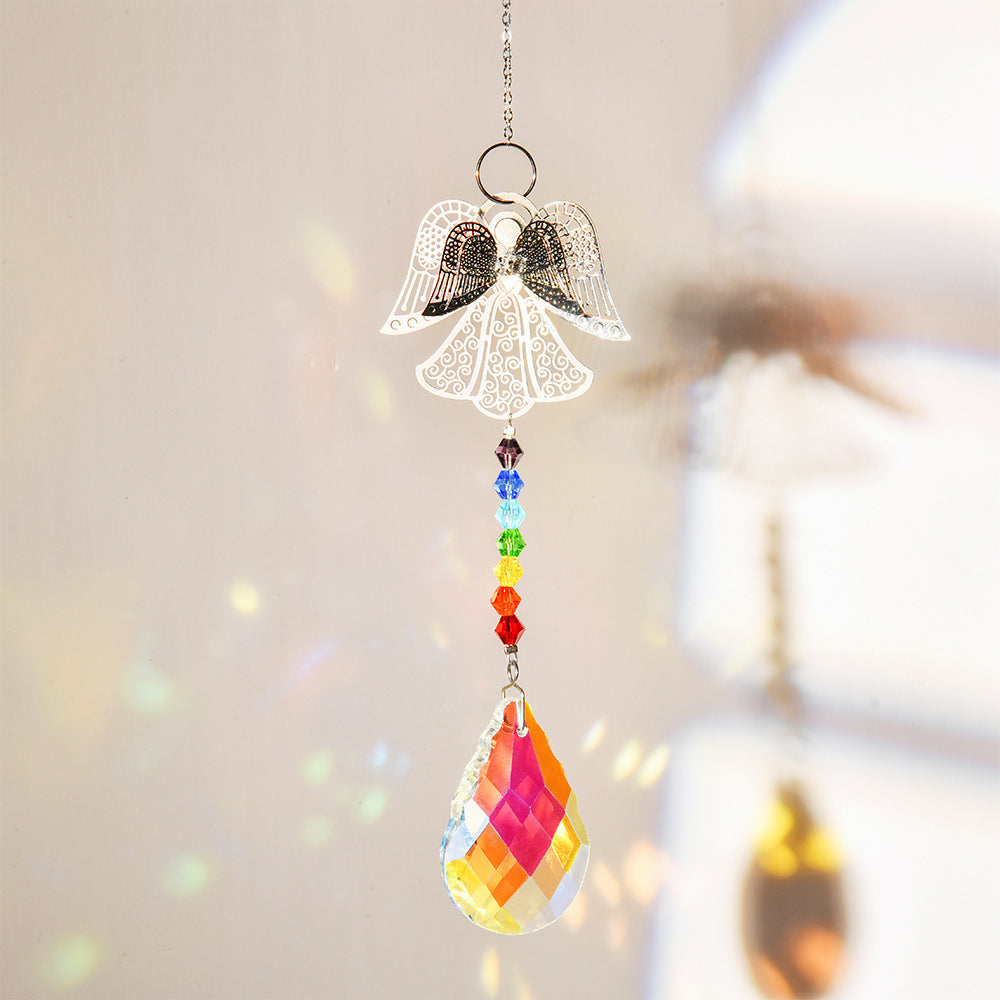 Angel Chakra Pendant Suncatcher Ornaments GEMROCKY-Decoration-