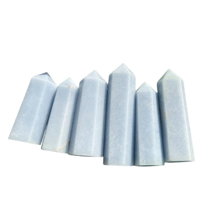 Angelite Point Wands GEMROCKY-Point Wands-