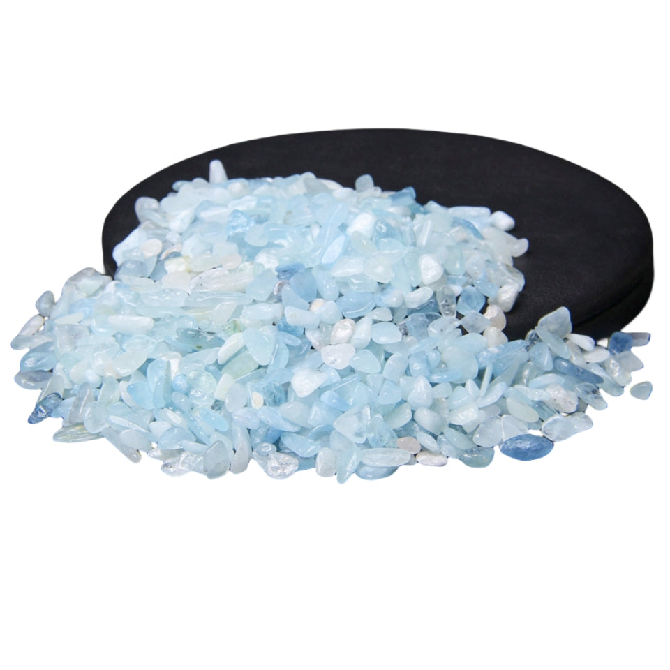 Aquamarine Chips GEMROCKY-Tumbles-