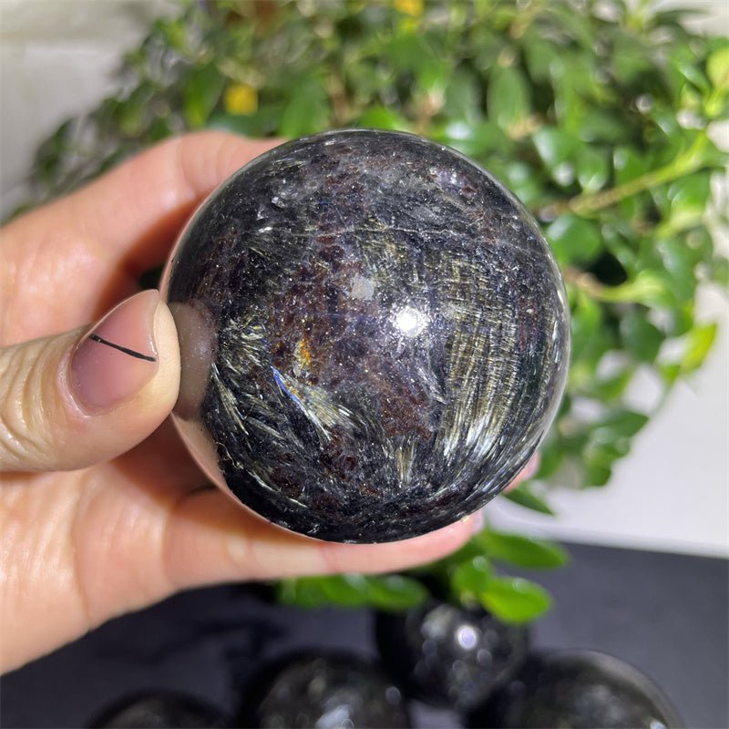 Astrophyllite Spheres GEMROCKY-Spheres-