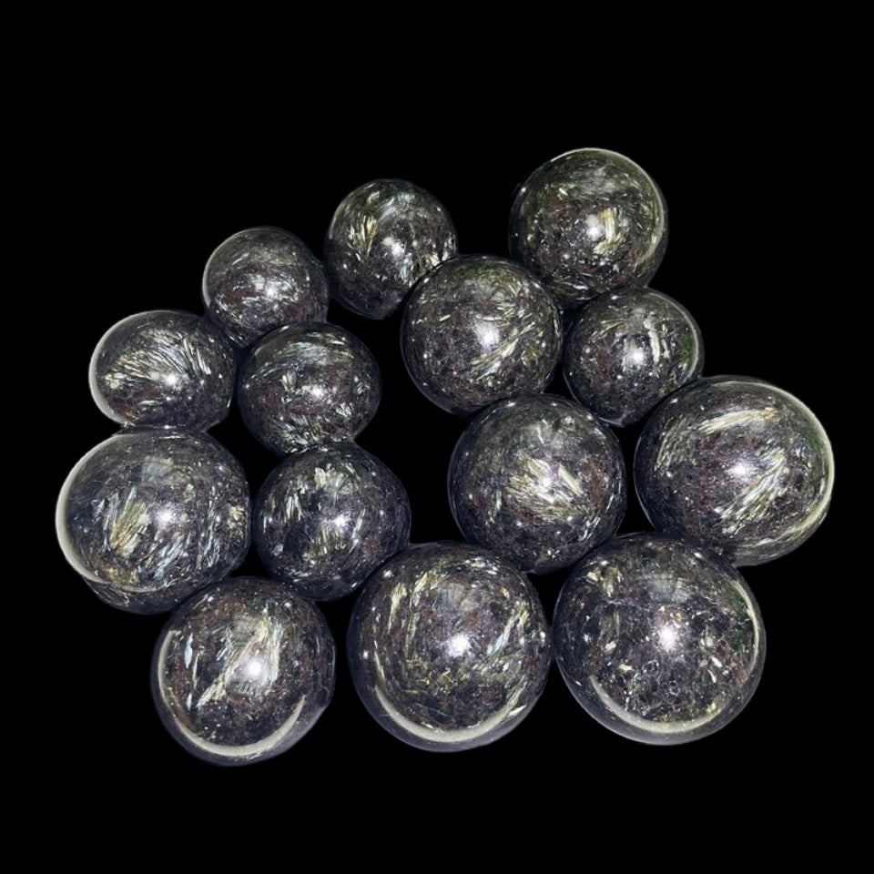Astrophyllite Spheres GEMROCKY-Spheres-