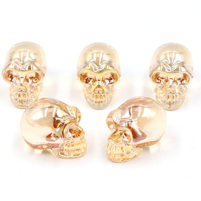 Aura Glass Mini Multi Size Skulls Carvings GEMROCKY-Carvings-1inch 13-