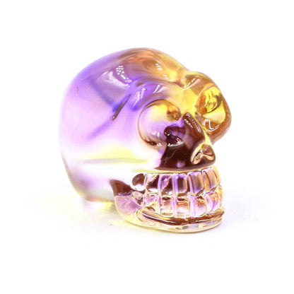 Aura Glass Mini Multi Size Skulls Carvings GEMROCKY-Carvings-2inch 2-