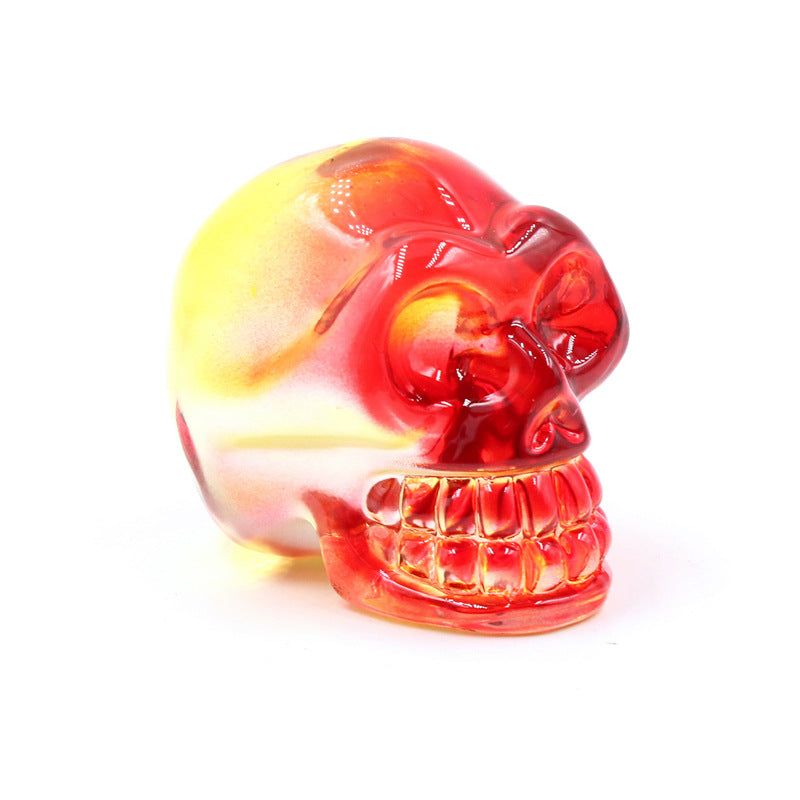 Aura Glass Mini Multi Size Skulls Carvings GEMROCKY-Carvings-2inch 5-