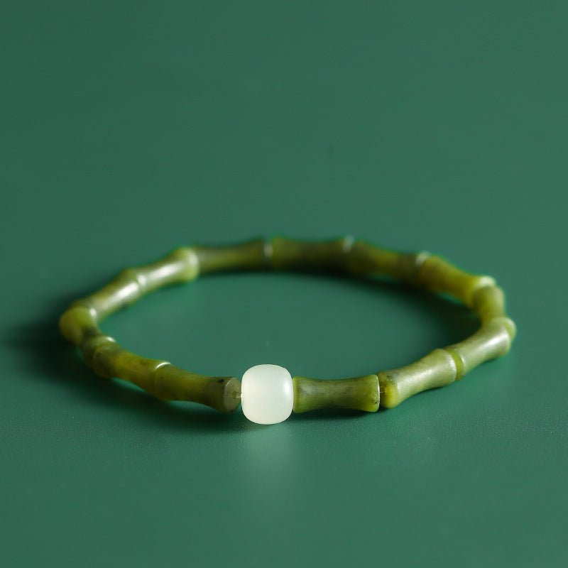 Bamboo Style Peridot Ethnic Style Bracelets GEMROCKY-Jewelry-Style1-