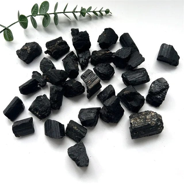 Black Tourmaline Specimen GEMROCKY-Mineral Specimens-