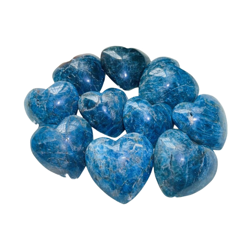 Blue Apatite Hearts GEMROCKY-Carvings-