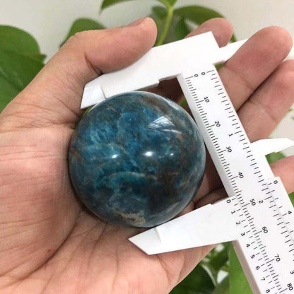 Blue Apatite Spheres GEMROCKY-Spheres-