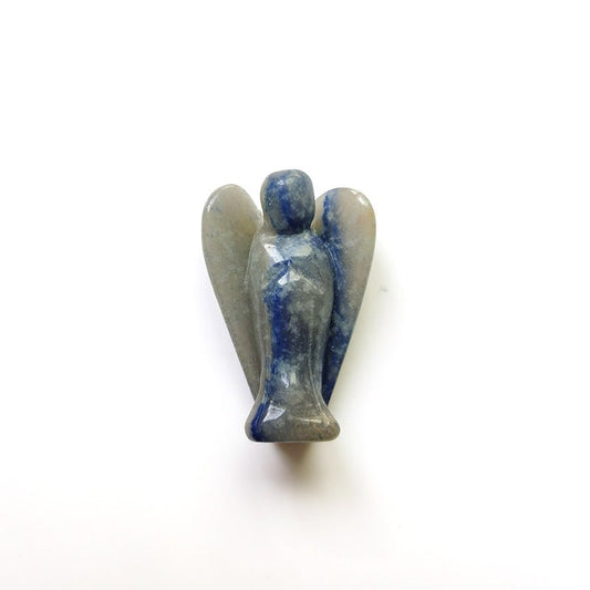 Blue Aventurine Angel 1.5 Inch GEMROCKY-Carvings-