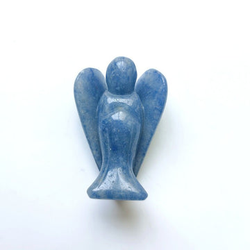 Blue Aventurine Angel 2 Inch GEMROCKY-Carvings-