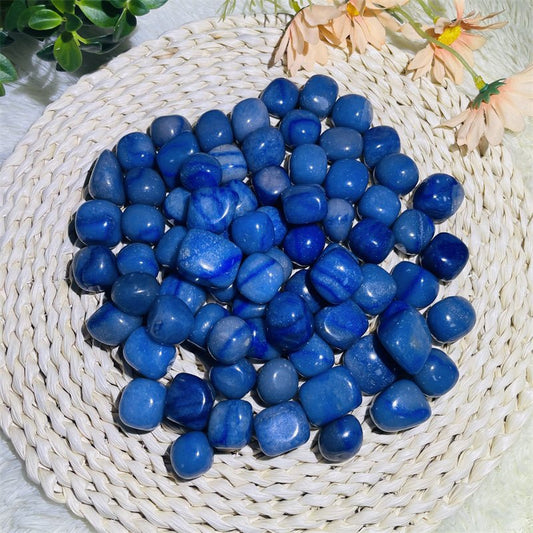 Blue Aventurine Tumble Stones GEMROCKY-Tumbles-