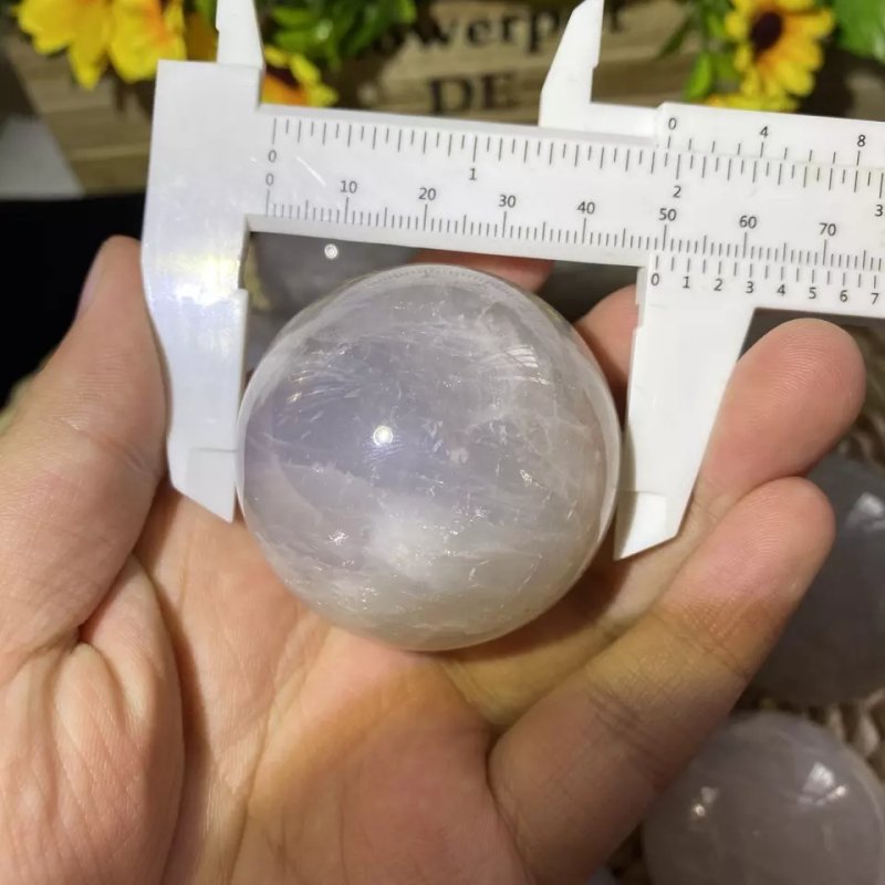 Blue Rose Quartz Spheres GEMROCKY-Spheres-