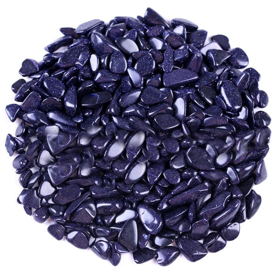 Blue Sandstone Chips GEMROCKY-Tumbles-