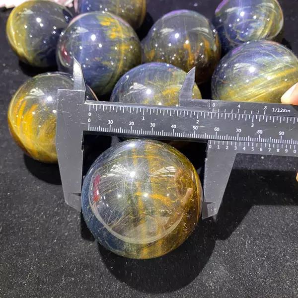 Blue Tiger Eye Stone Spheres GEMROCKY-Spheres-