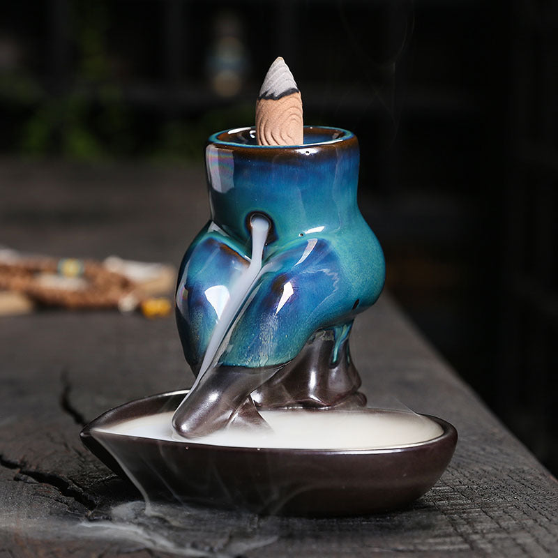 Body Bust Arts Backflow Incense Burner Home Decor Ornaments GEMROCKY-Psychic-1-