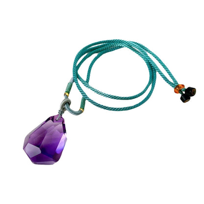 Brazilian Amethyst Pendant Necklaces GEMROCKY-Jewelry-