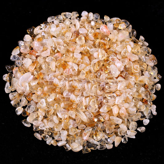 Brazilian Citrine Chips GEMROCKY-Tumbles-