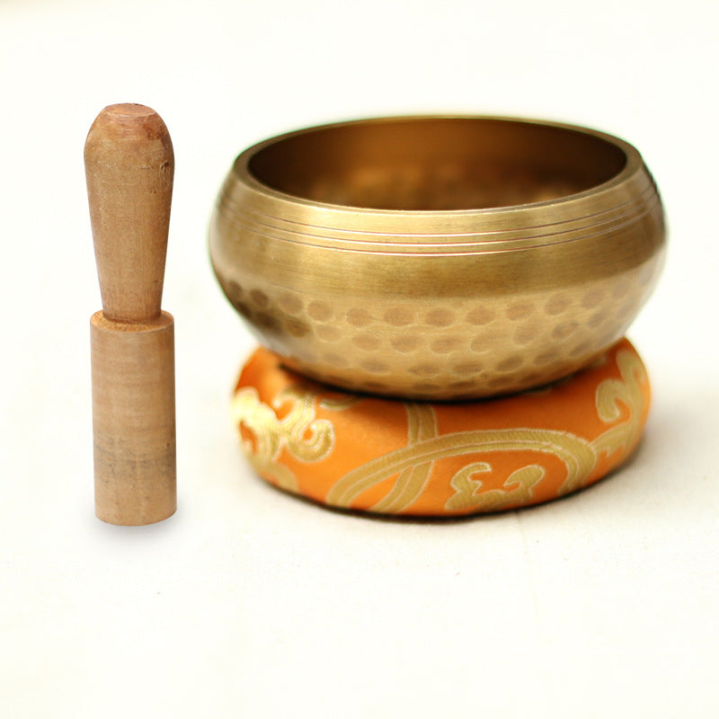 Buddha Pattern Meditation Nepal Buddha Sound Copper Singing Bowls GEMROCKY-Psychic-