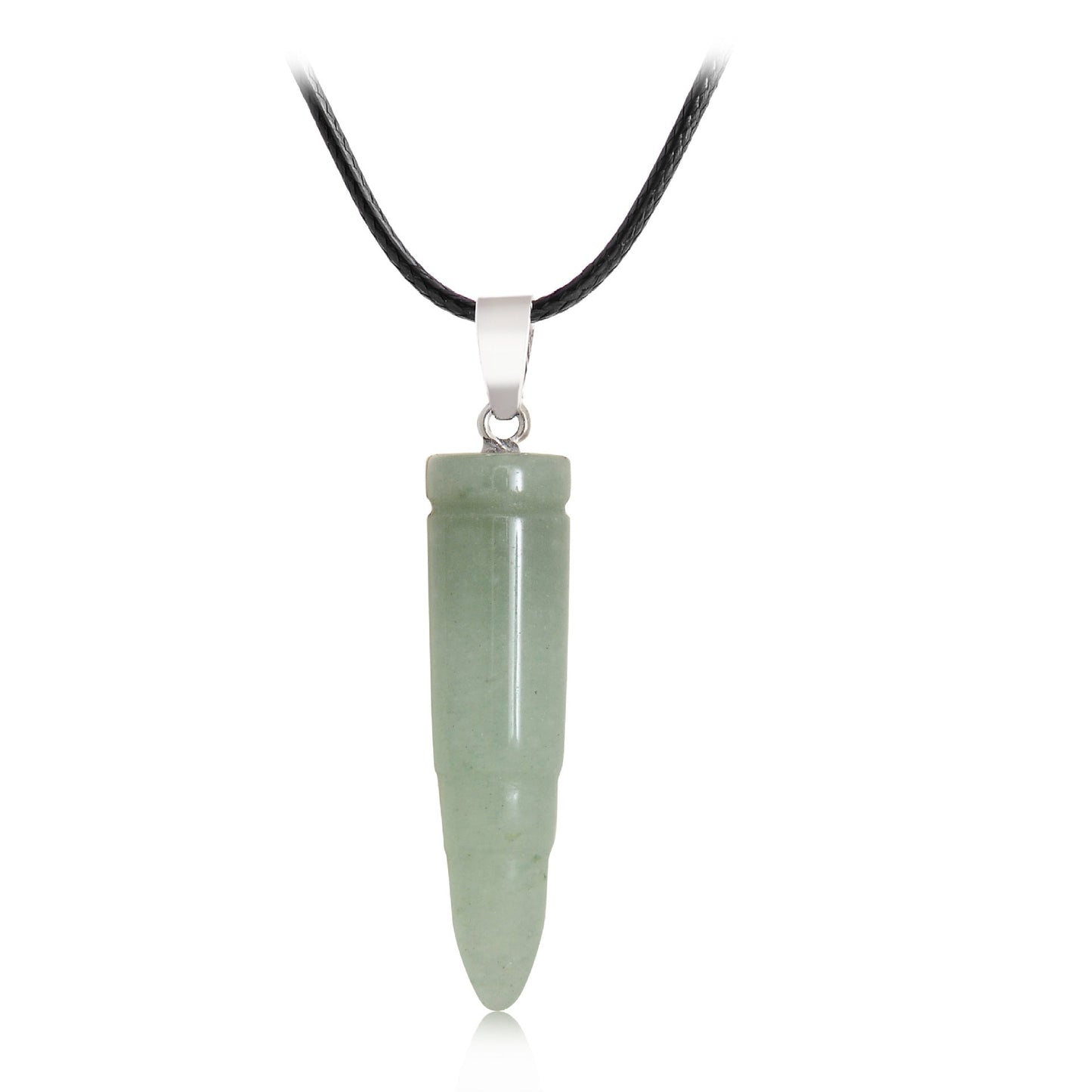 Bullet Shape Crystal Pendant Necklaces GEMROCKY-Jewelry-