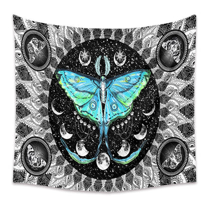 Butterfly Bee Background Cloth Bohemian Style Tarot Tapestry GEMROCKY-Decoration-