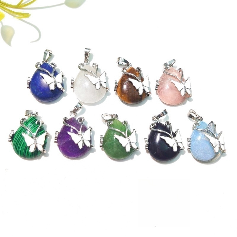 Butterfly Crystal Drop Pendants for Necklace GEMROCKY-Jewelry-