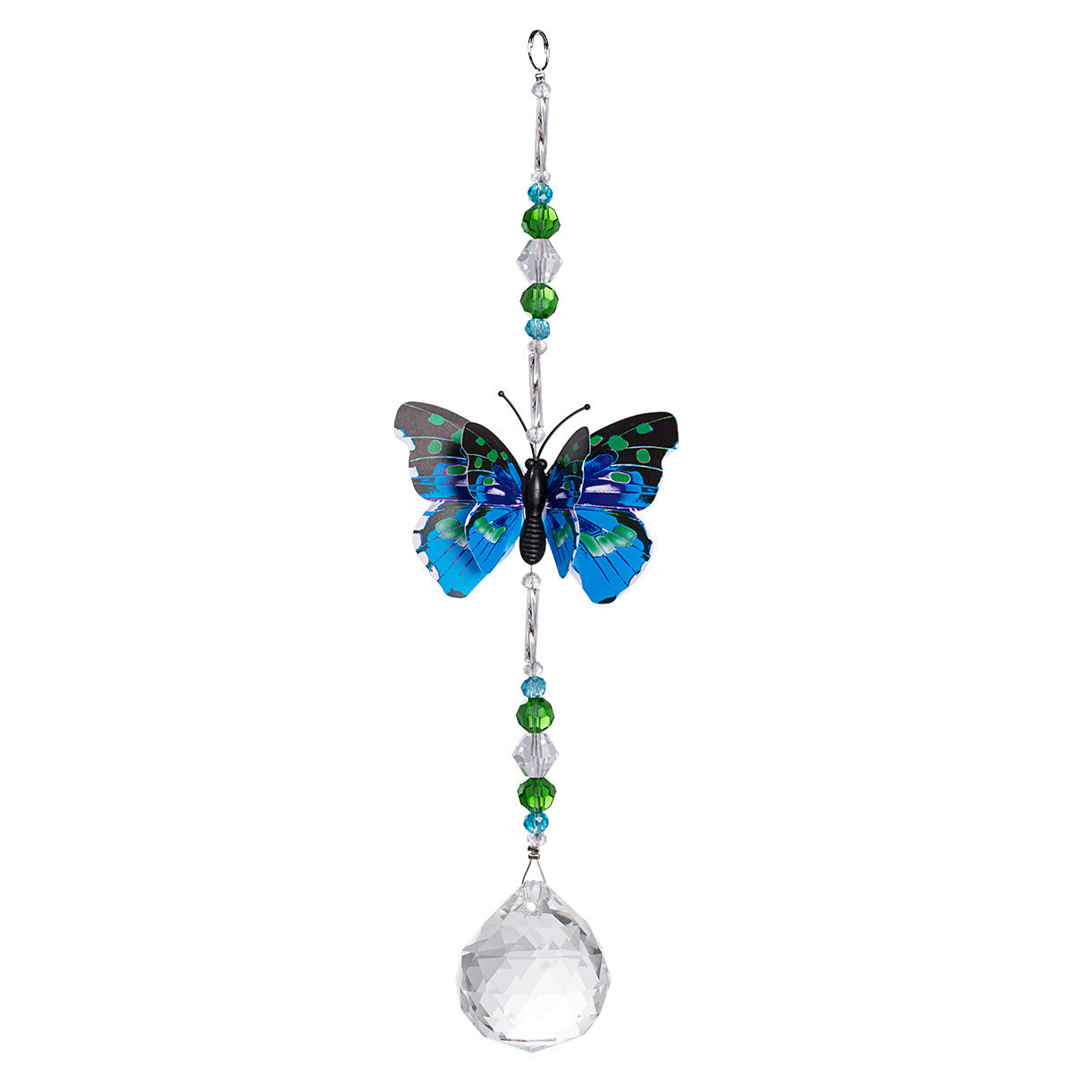 Butterfly Suncatcher Ornaments GEMROCKY-Decoration-Blue-