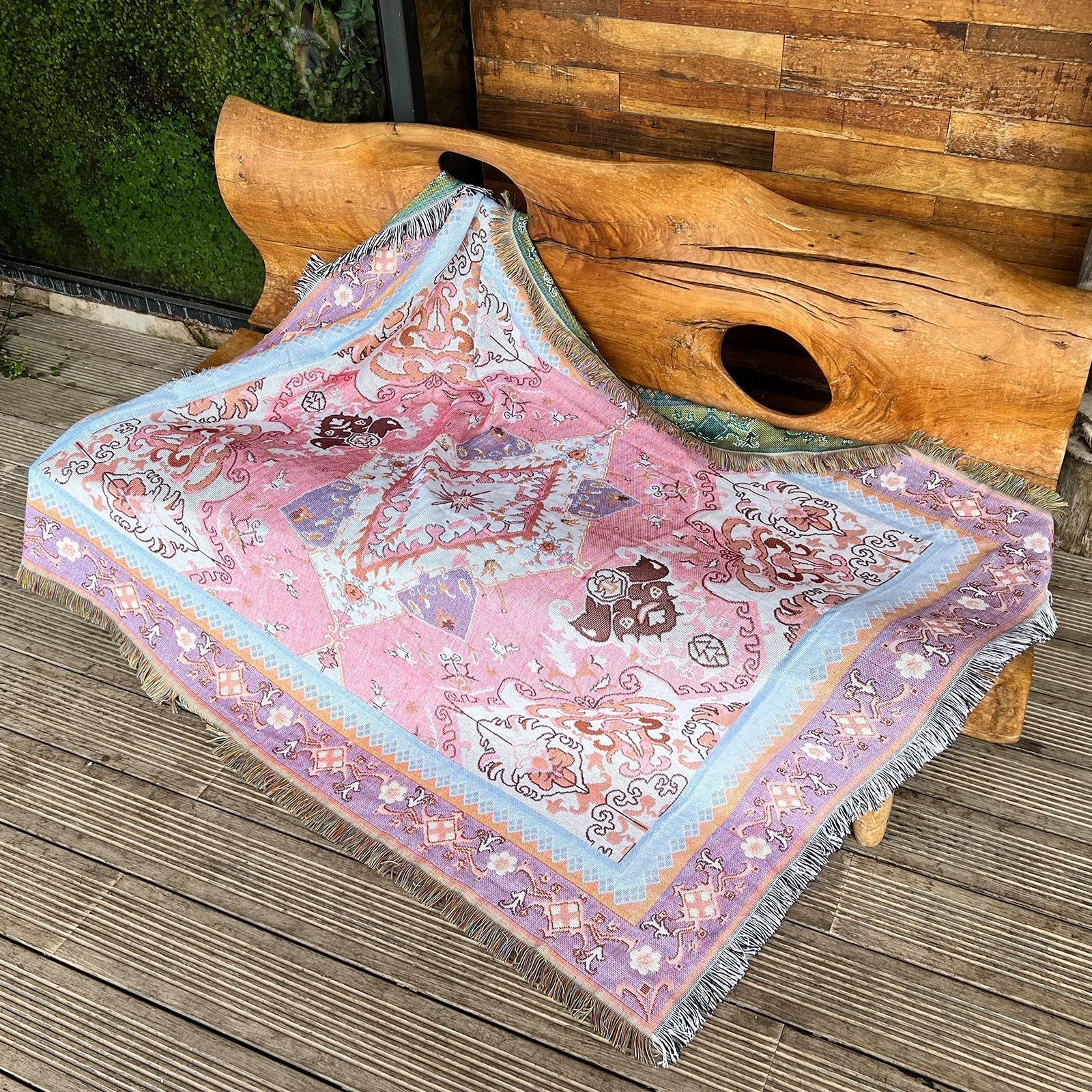 Camping Cloth Outdoor Picnic Bohemian Style Blankets GEMROCKY-Decoration-160*130cm-Quetzalli-