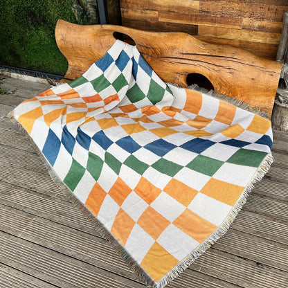 Camping Cloth Outdoor Picnic Bohemian Style Blankets GEMROCKY-Decoration-160*130cm-SQUARE-