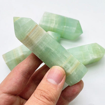 Caribbean Calcite Point Wands GEMROCKY-Point Wands-