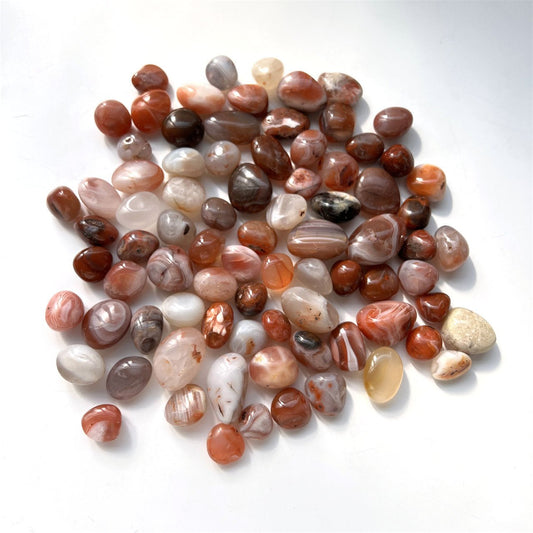 Carnelian Agate Tumble Stones GEMROCKY-Tumbles-