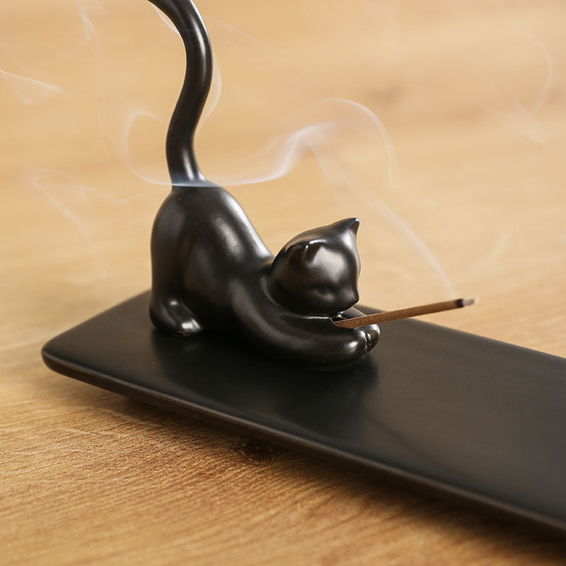 Cat Rabbit Arts Stick Incense Burner Tray Home Decor Ornaments GEMROCKY-Psychic-