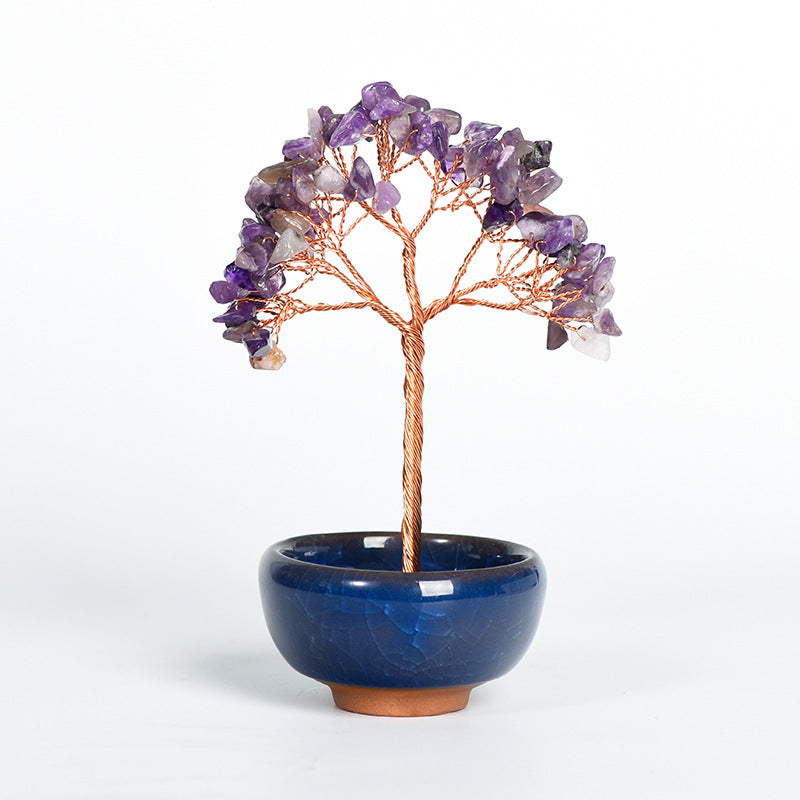 Ceramics Bowl Chips Gem Trees GEMROCKY-Decoration-Amethyst-